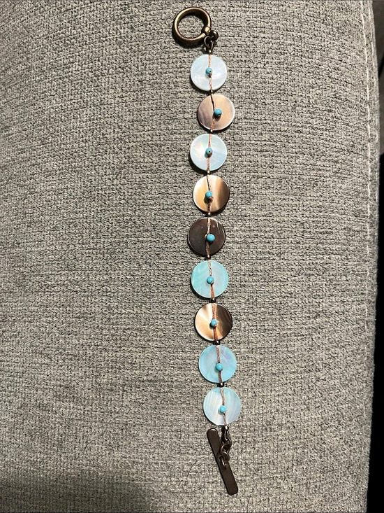 Sigrid Olsen Jewelry - Sigrid Olsen beaded bracelet in Blue & Brown Like New